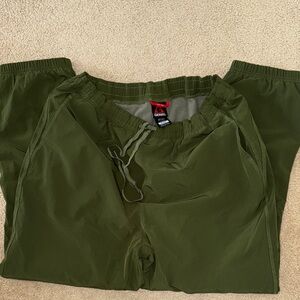 Gerry Fleece Lined  Forest Green Joggers